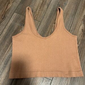 Urban Outfitters Out From Under Drew Seamless Tank Top Size XL Tan